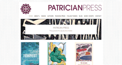Desktop Screenshot of patricianpress.com